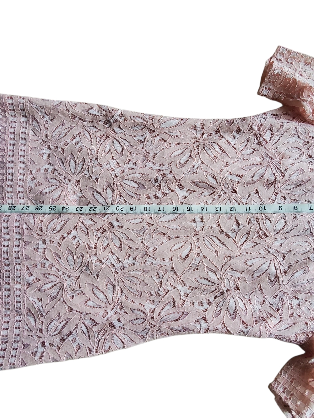 Kensie Blush Lace Mini Dress - Picture 5 of 9